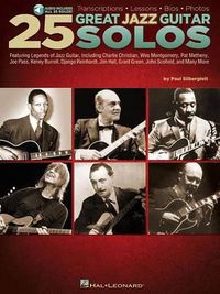 Cover image for 25 Great Jazz Guitar Solos: Transcriptions * Lessons * BIOS * Photos