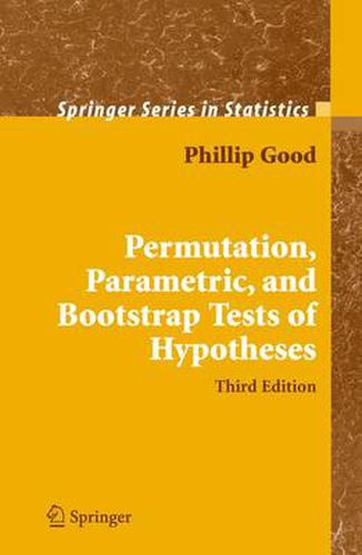 Cover image for Permutation, Parametric, and Bootstrap Tests of Hypotheses