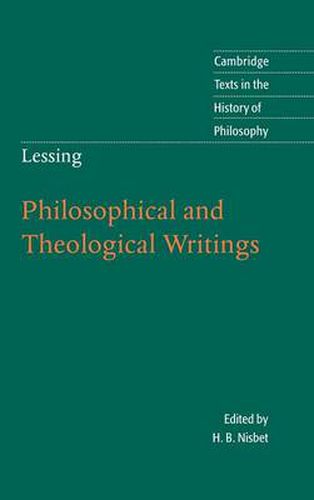 Cover image for Lessing: Philosophical and Theological Writings