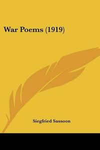 Cover image for War Poems (1919)