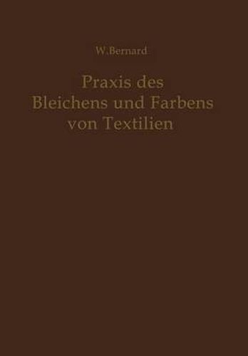 Cover image for Praxis des Bleichens und Farbens von Textilien