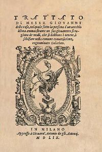 Cover image for Il Galateo Di Messer Giovanni Della Casa