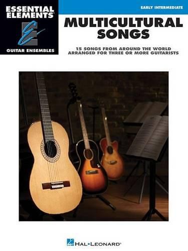 Cover image for Multicultural Songs: 15 Songs from Around the World Arranged for Three or More Guitarists