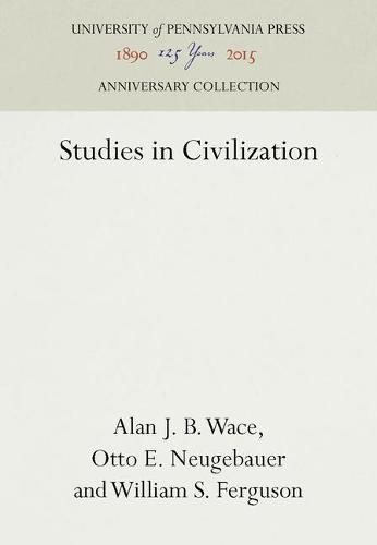 Cover image for Studies in Civilization