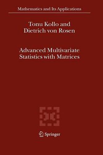 Cover image for Advanced Multivariate Statistics with Matrices