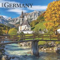 Cover image for Germany 2025 12 X 24 Inch Monthly Square Wall Calendar Plastic-Free Browntrout Travel Europe Berlin Munich