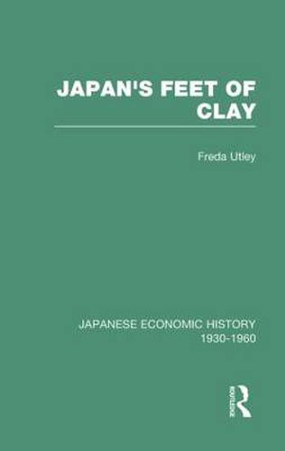 Cover image for Japans Feet Of Clay        V 9