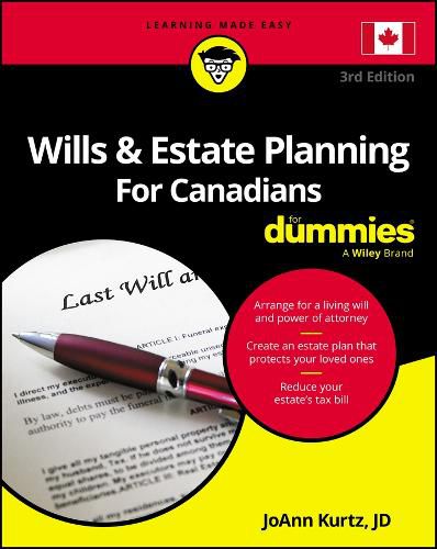 Cover image for Wills & Estate Planning for Canadians for Dummies