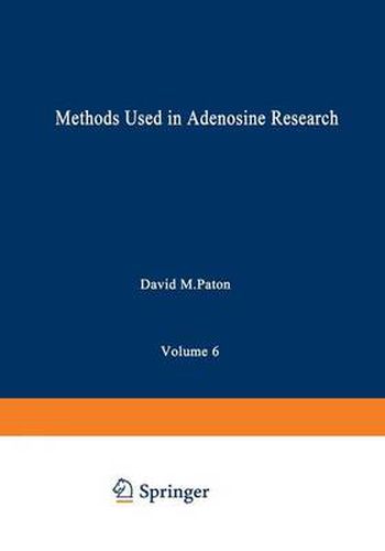 Cover image for Methods Used in Adenosine Research