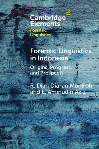 Cover image for Forensic Linguistics in Indonesia