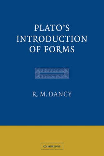 Cover image for Plato's Introduction of Forms