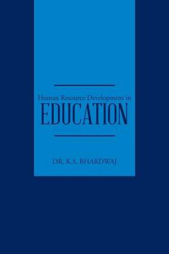 Cover image for Human Resource Development in Education