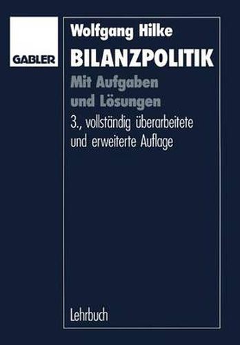 Cover image for Bilanzpolitik