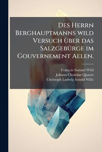 Cover image for Des Herrn Berghauptmanns Wild Versuch Ber Das Salzgeb Rge Im Gouvernement Aelen