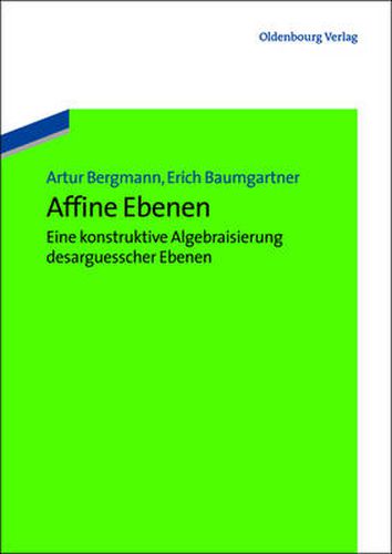 Cover image for Affine Ebenen