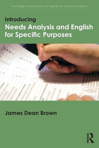 Cover image for Introducing Needs Analysis and English for Specific Purposes