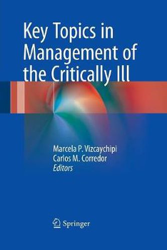 Cover image for Key Topics in Management of the Critically Ill
