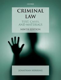 Cover image for Criminal Law: Text, Cases, and Materials