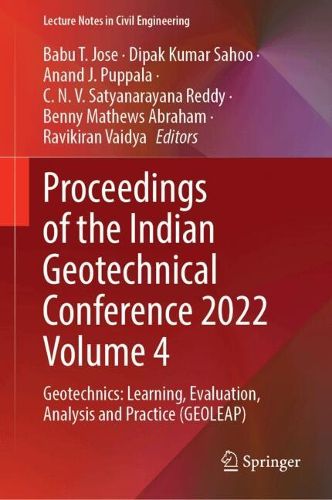 Cover image for Proceedings of the Indian Geotechnical Conference 2022 Volume 4