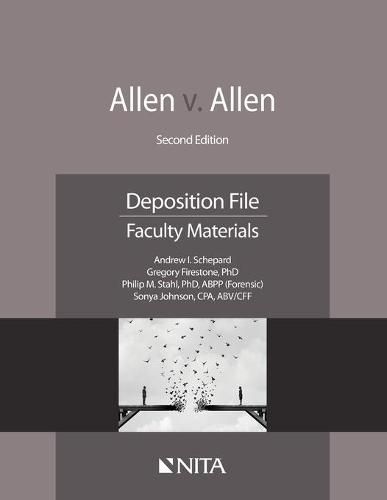 Allen V. Allen: Deposition File, Faculty Materials