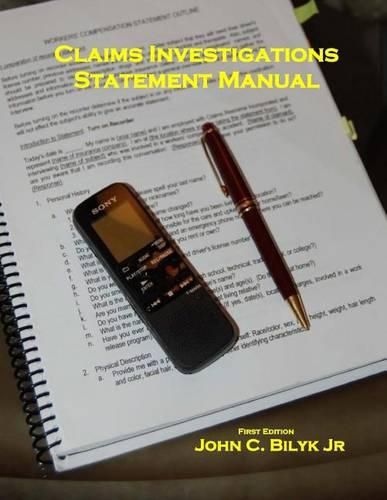 Cover image for Claims Investigation Statement Manual