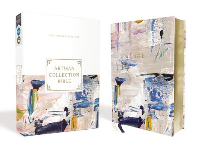 Cover image for NIV, Artisan Collection Bible, Leathersoft, Multi-color/Blue, Red Letter, Comfort Print