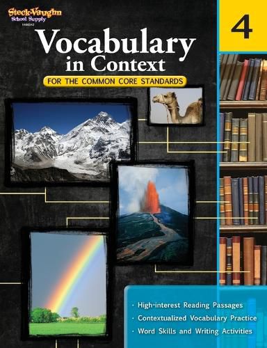 Cover image for Vocabulary in Context for the Common Core Standards Reproducible Grade 4