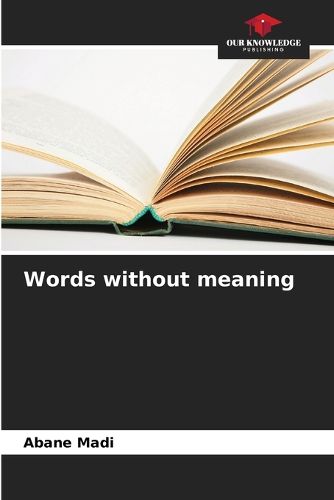 Cover image for Words without meaning