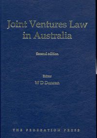 Cover image for Joint Ventures Law in Australia