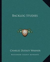 Cover image for Backlog Studies