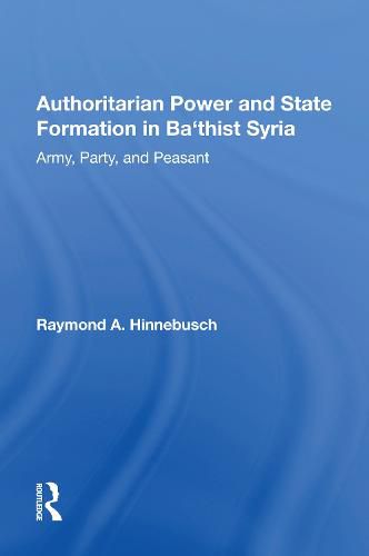 Cover image for Authoritarian Power And State Formation In Ba`thist Syria