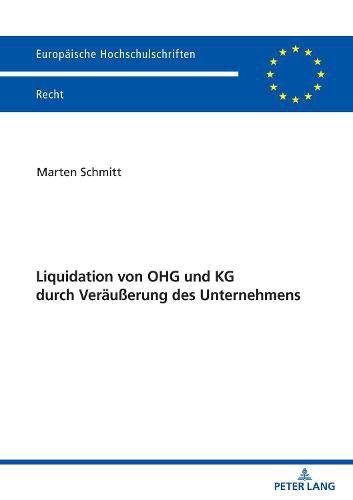 Cover image for Liquidation von OHG und KG durch Verausserung des Unternehmens