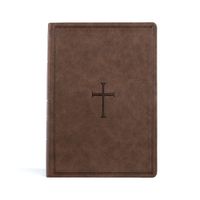 Cover image for CSB Super Giant Print Reference Bible, Brown, Indexed