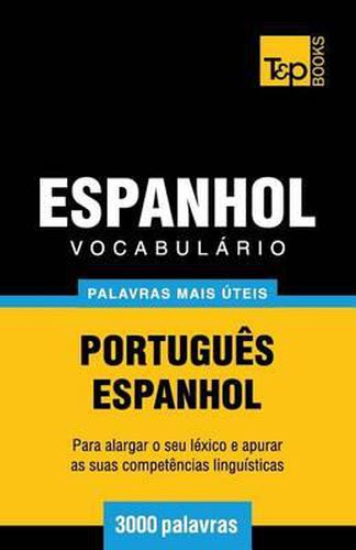 Cover image for Vocabulario Portugues-Espanhol - 3000 palavras mais uteis