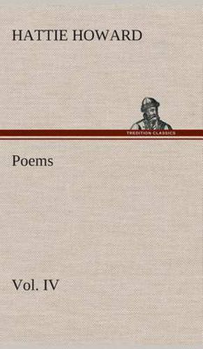 Cover image for Poems Vol. IV