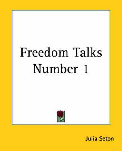 Cover image for Freedom Talks Number 1