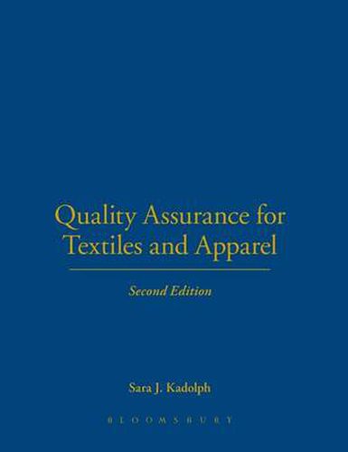 Cover image for Quality Assurance for Textiles and Apparel 2nd Edition