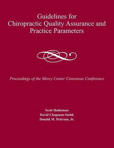 Cover image for Guidelines for Chiropractic Quality Assurance and Practice Parameters