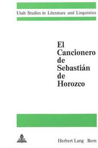 Cover image for El Cancionero de Sebastian de Horozco