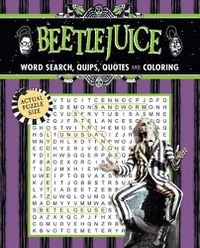 Cover image for Beetlejuice Word Search, Quips, Quotes, and Coloring