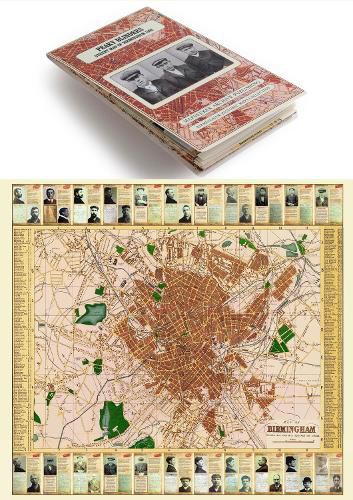 Cover image for Peaky Peaky Blinders Street Map of Birmingham 1892: A Rogues Gallery of Peaky Blinders