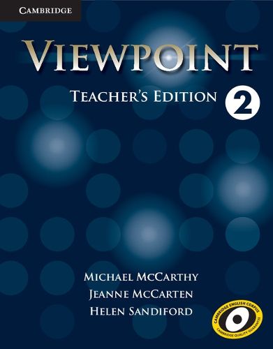 Cover image for Viewpoint Level 2 Teacher's Edition with Assessment Audio CD/CD-ROM