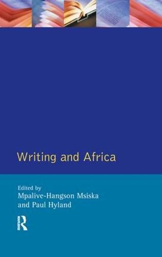 Cover image for Writing and Africa