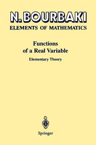 Cover image for Functions of a Real Variable: Elementary Theory