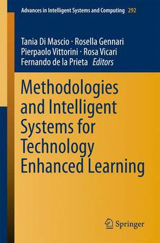 Cover image for Methodologies and Intelligent Systems for Technology Enhanced Learning