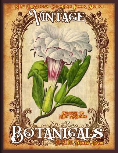 Cover image for New Creations Coloring Book Series: Vintage Botanicals