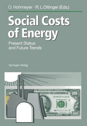 Cover image for Social Costs of Energy: Present Status and Future Trends