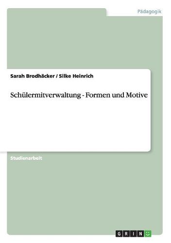 Cover image for Schulermitverwaltung - Formen Und Motive