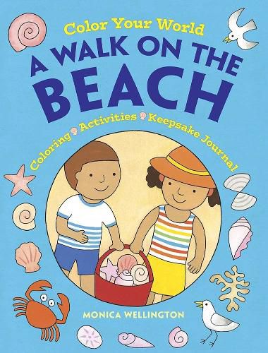 Color Your World: A Walk on the Beach: Coloring, Activities & Keepsake Journal