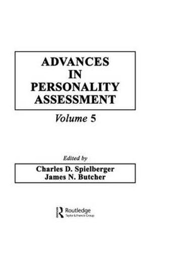 Cover image for Advances in Personality Assessment: Volume 5